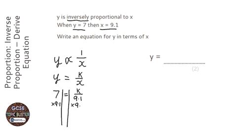 Image result for Inverse Proportion GCSE Problems