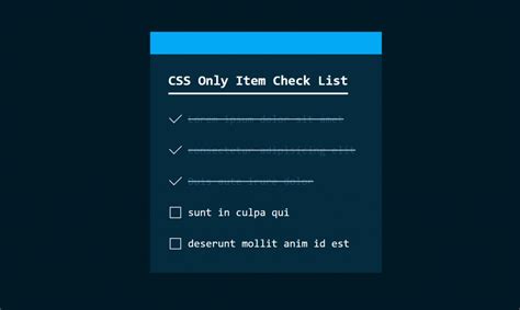 Image result for HTML Check List Fancy
