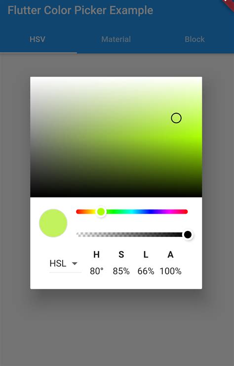Image result for Color Picker Widget Android Studio Flutter