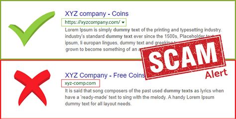 Scam Website Examples に対する画像結果