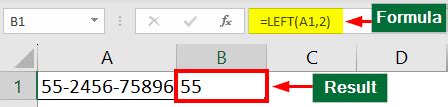 Excel How to Use Left Formula に対する画像結果