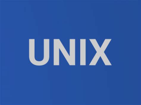Unix Operating System Logo
