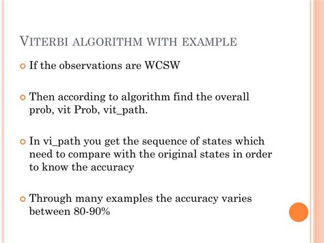 Toradh íomhá ar Viterbi Algorithm