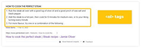 Image result for Example of SEO HTML