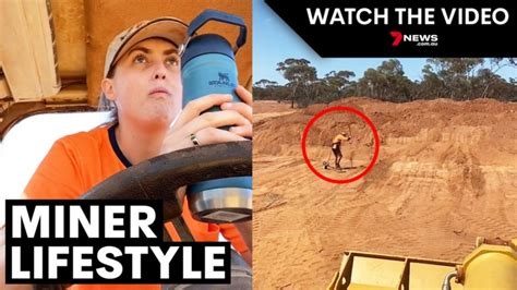 Sneak peek into the life of a miner | 7NEWS