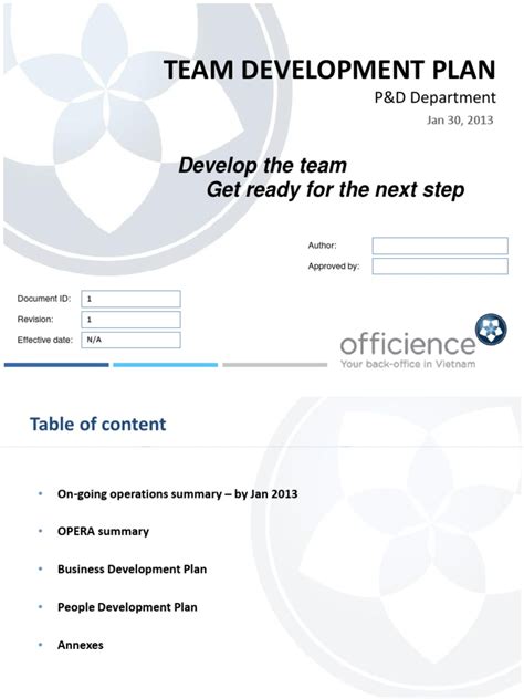 Image result for Team Development Plan