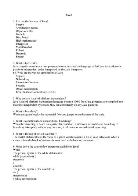 Java Viva Questions for Lab に対する画像結果