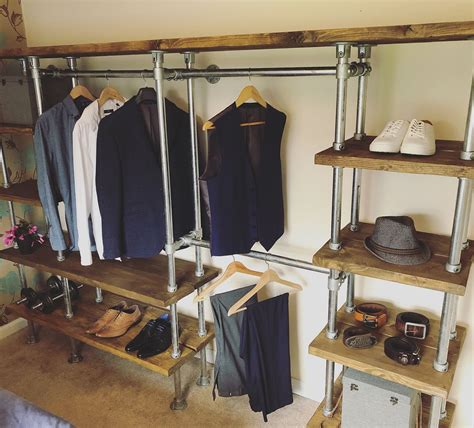 Industrial Style Open Wardrobe に対する画像結果