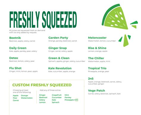 Juice and Java Menu に対する画像結果