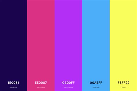 Image result for Neon Blue Color Palette Code