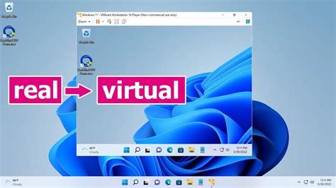 Toradh íomhá ar Virtual Machine to Real PC