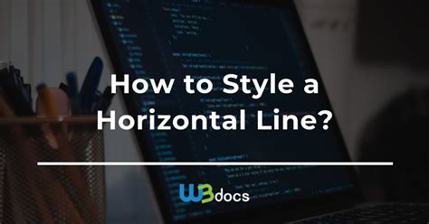 Toradh íomhá ar How to Do a Horizontal Line in HTML