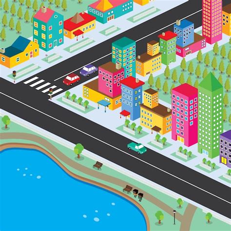 Afbeeldingsresultaten voor Isometric View Background Cartoon