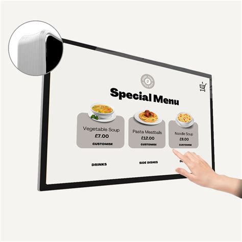 Toradh íomhá ar Menu Design for Touch Display