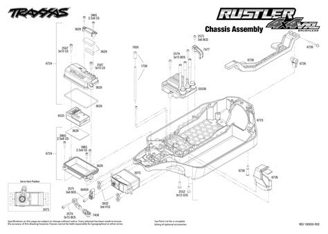 Toradh íomhá ar Nitro Rustler Exploded-View