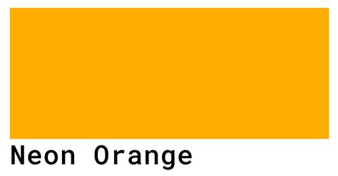 Image result for Neon Orange Color Code