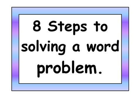 Steps On Creating a Word Problem に対する画像結果