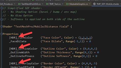 Image result for Unity Text Mesh Pro Colors