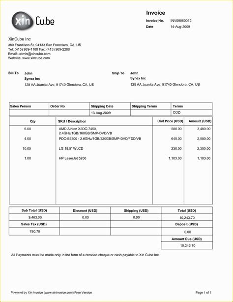 Image result for Basic Invoice PDF