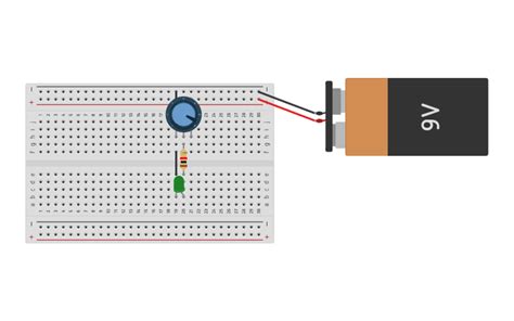 Image result for LED with Potentiometer Tinkercad Basic Withot Arduino