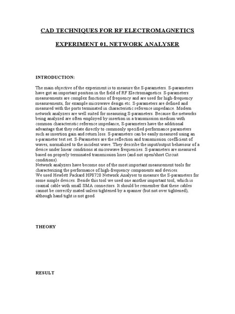 Image result for Samples of Solved RF Engineering Problems