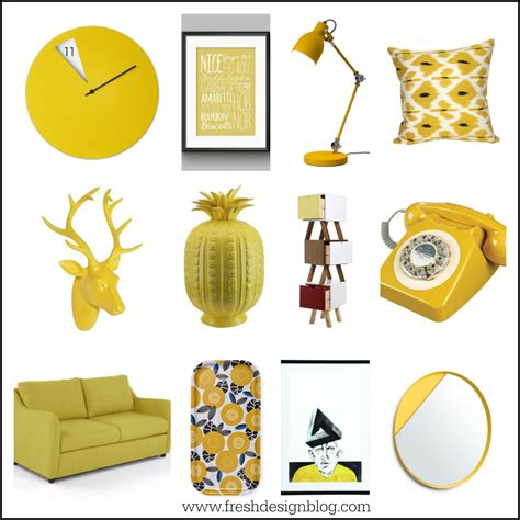 Image result for Yellow Home Decor Accessories