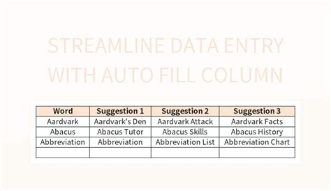 Toradh íomhá ar Excel Auto Fill Column