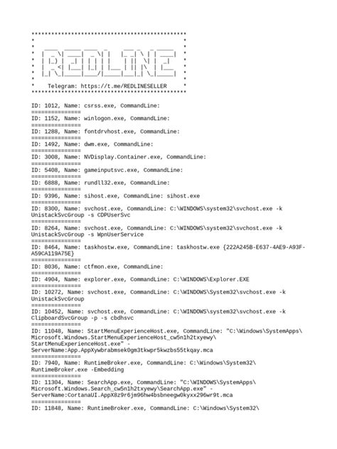 Image result for Wmic Process List