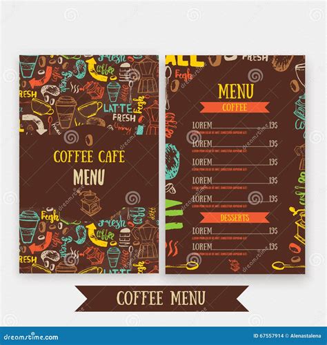 Image result for Coffee Shop Menu Design