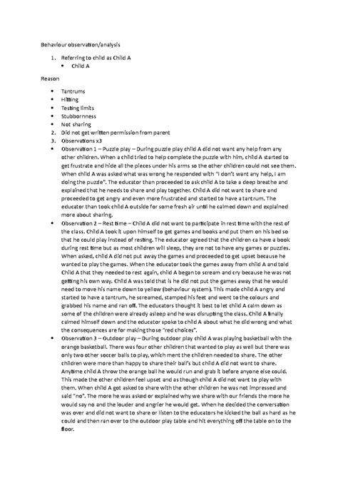 Toradh íomhá ar Behaviour Sampling Observation