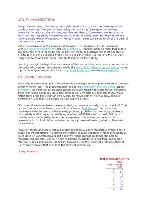 Image result for How to Maximize Utility