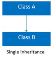 Image result for Single Inheritance in Java Program