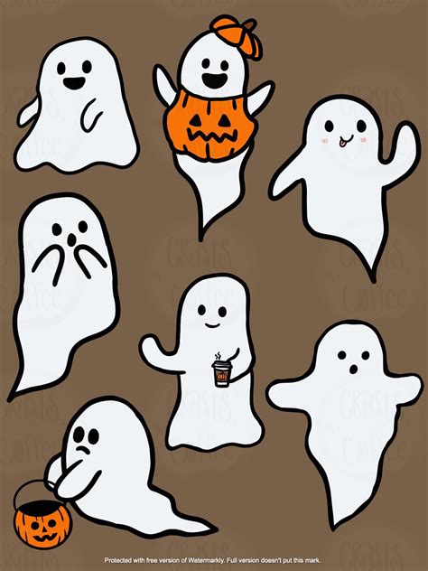 Image result for Cute Gohst Cartoon