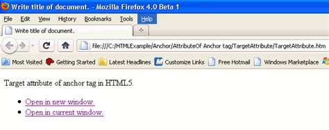 Image result for Href Target Tag