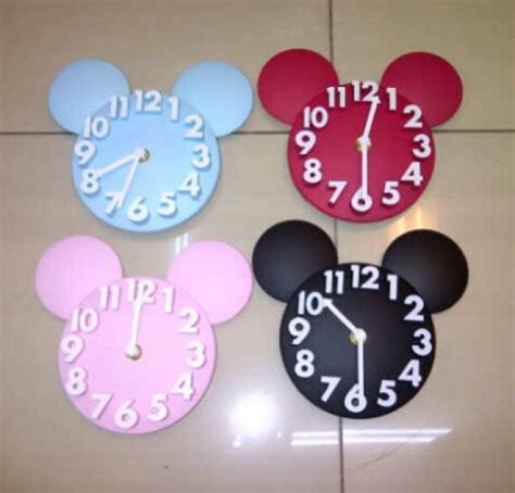 Image result for Home Made Mickey Mouse Wall Clock Ideas