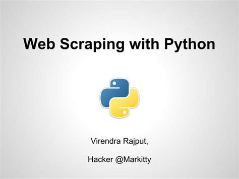 Image result for Web Scraping Using Python Project Report PDF