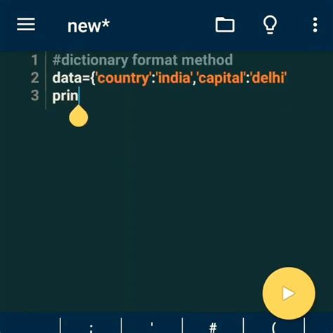 Image result for Format for Python Dictionary Diagram