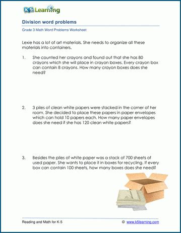 Afbeeldingsresultaten voor Multiplication Division Word Problems Worksheets 3rd Grade