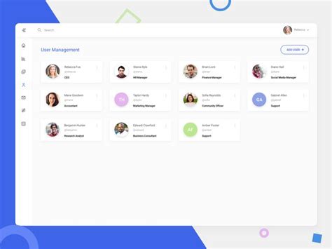 User Page Website UI Design に対する画像結果