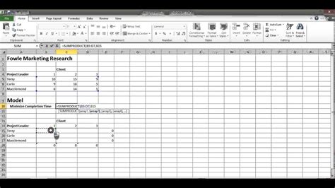 Toradh íomhá ar Describe How to Solve Assignment Problem in Excel