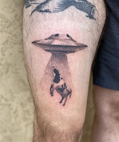 Image result for Alien Abduction Tattoo