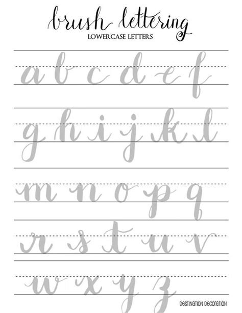 Hand Lettering Calligraphy Practice Sheet PDF-साठीचा प्रतिमा निकाल