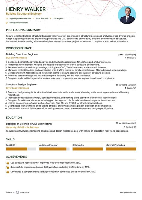 Image result for Structural Designer CV Form