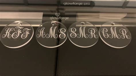 Toradh íomhá ar Glowforge Keychain