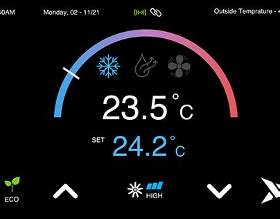 Image result for Python Code for Thermostat UI