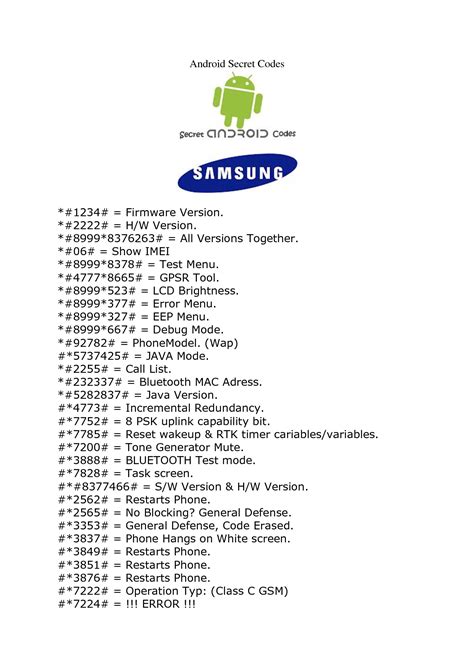 Afbeeldingsresultaten voor Samsung Secret Diagnostic Mode