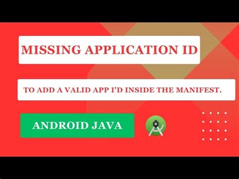 Image result for Android Studio Application ID