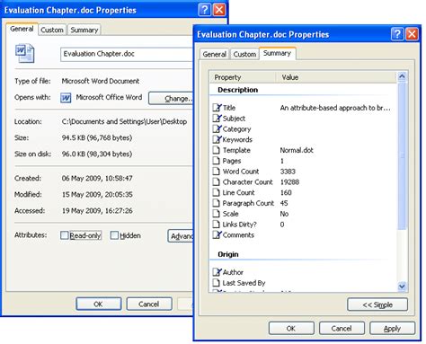 Image result for Windows File Properties