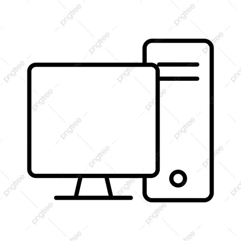 Image result for White Computer Icon Transparent Background