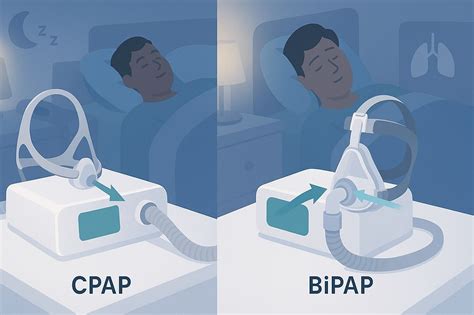 Toradh íomhá ar BiPAP CPAP Settings